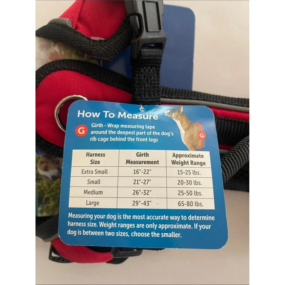 PetSafe EasySport Red and Black‎ Dog Harness XS 15-25 Lbs